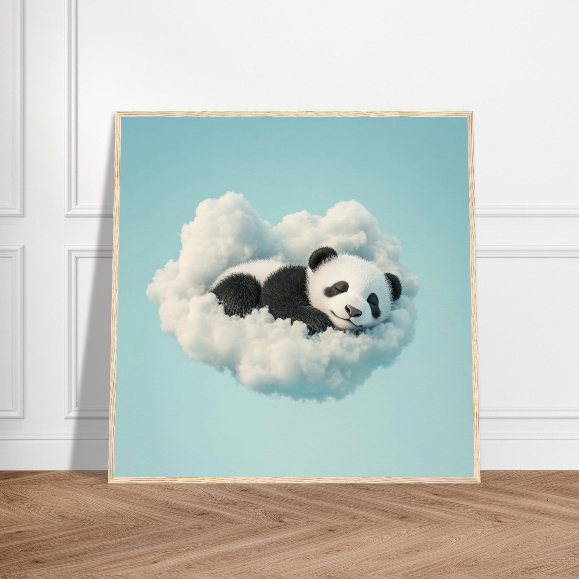 Dreamy Panda Cloud Nap - Lovely Art House