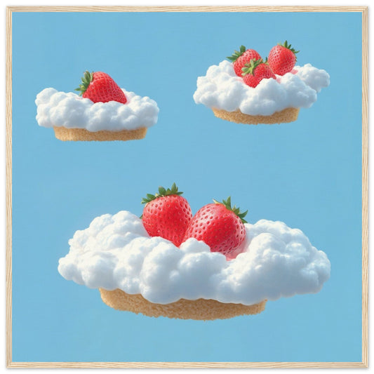 Strawberry Shortcake Clouds - Lovely Art House