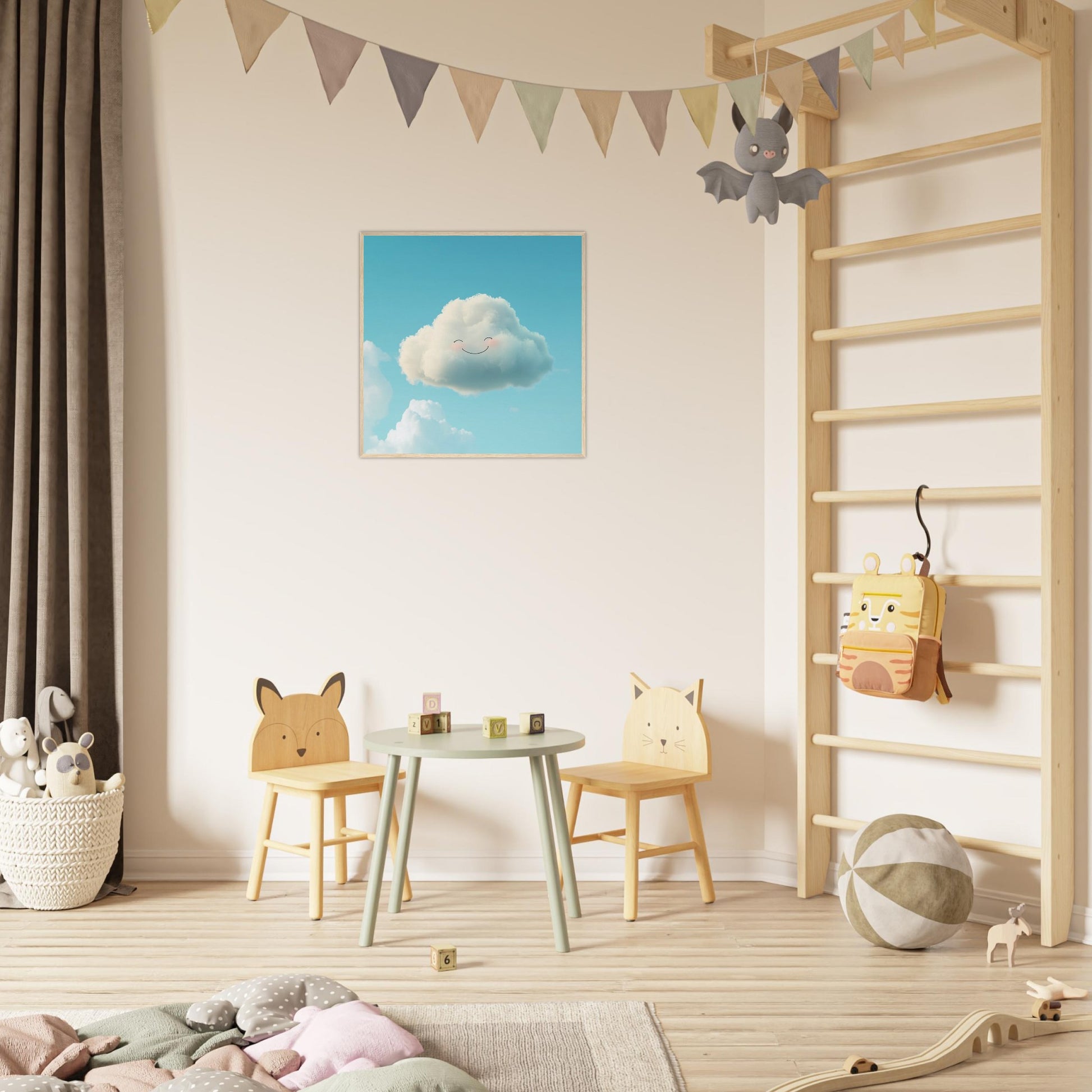 Happy Little Cloud - Lovely Art House