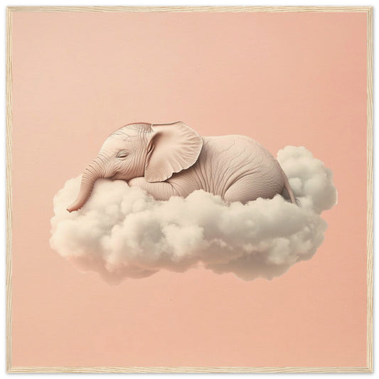 Cloud-Napping Elephant Bliss - Lovely Art House