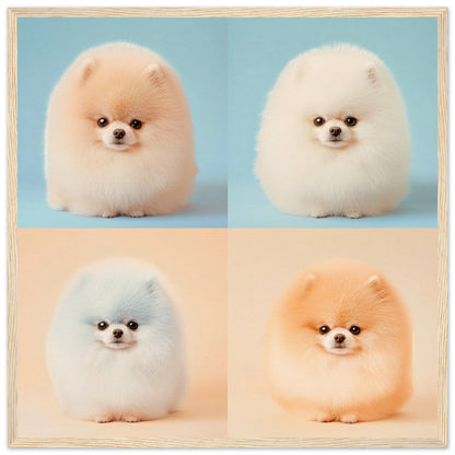 Fluffy Pomeranian Cuties - Lovely Art House