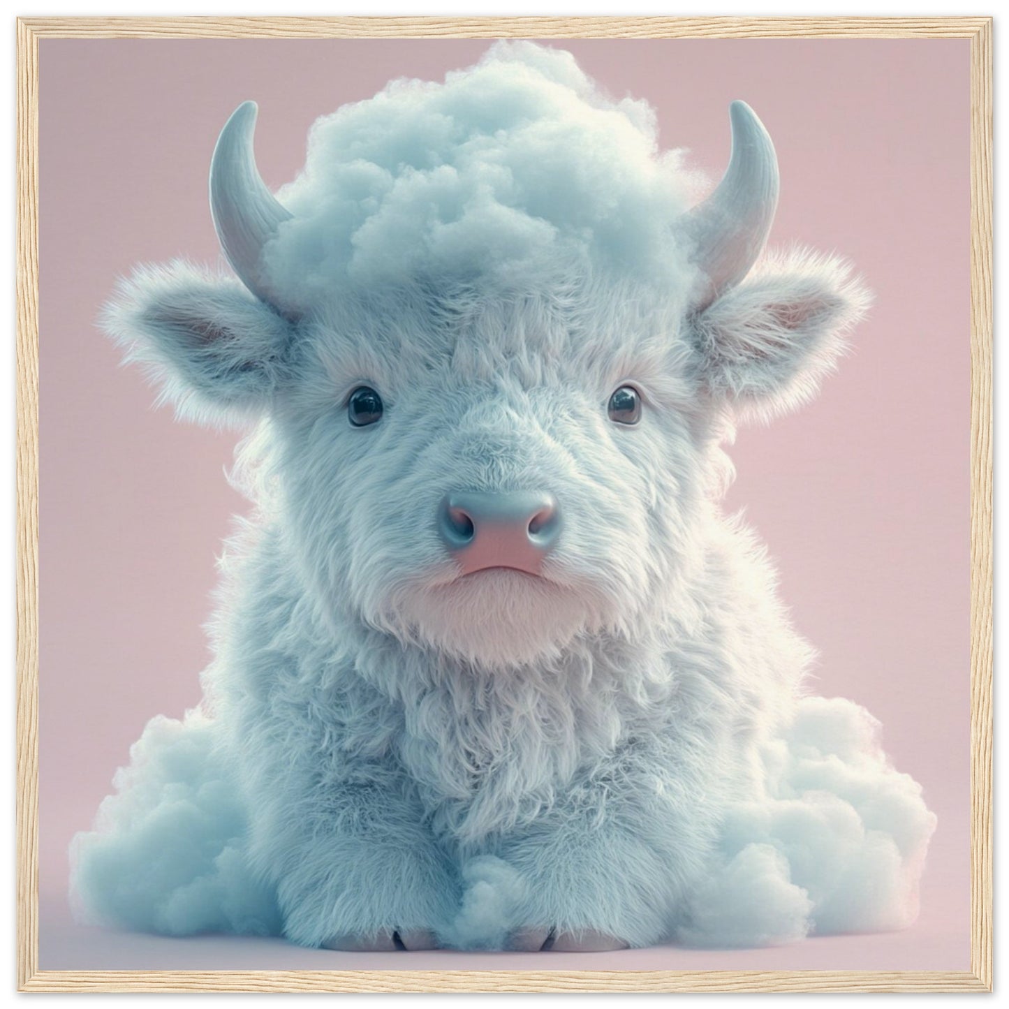 Fluffy Cloud Buffalo - Lovely Art House