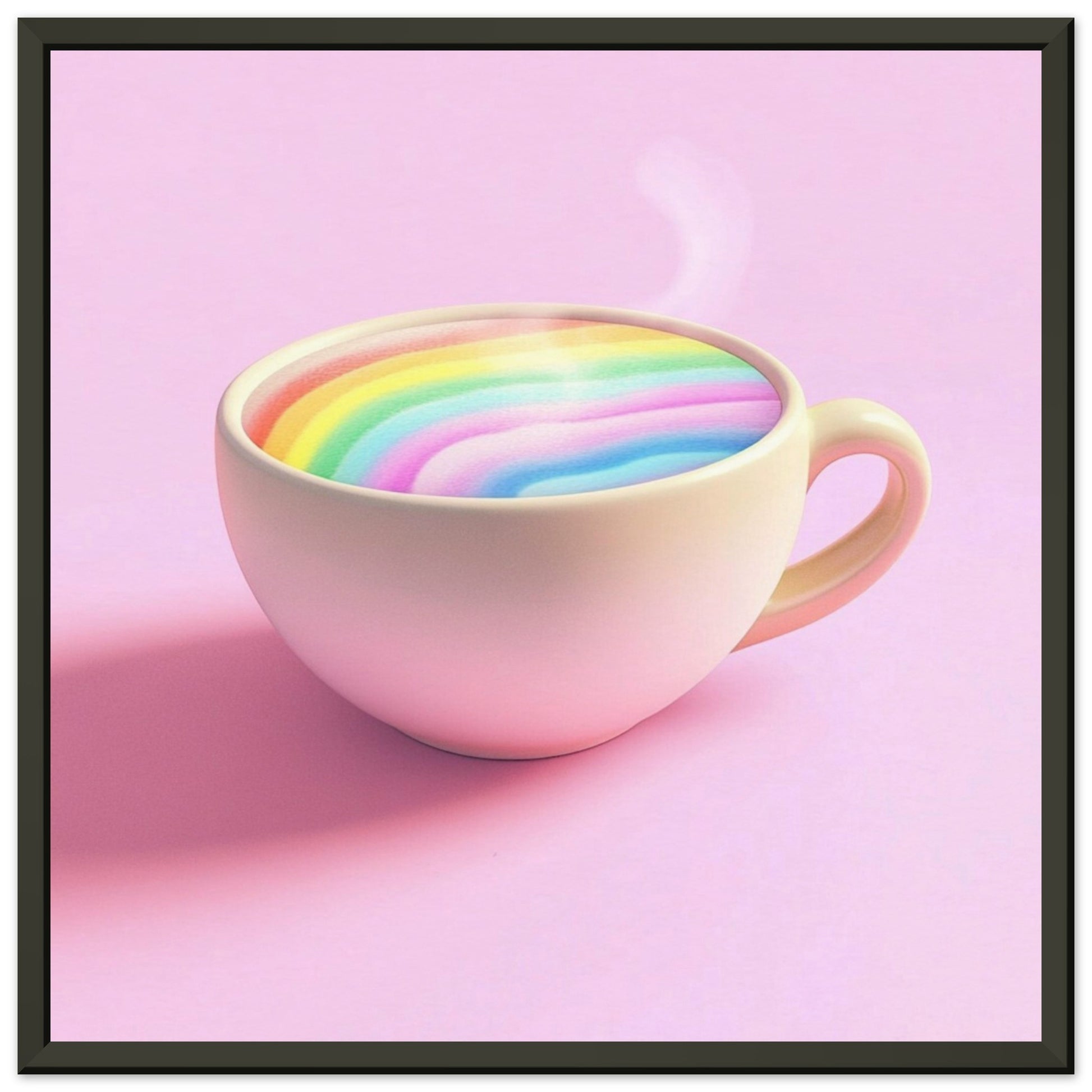 Rainbow Latte Bliss - Lovely Art House