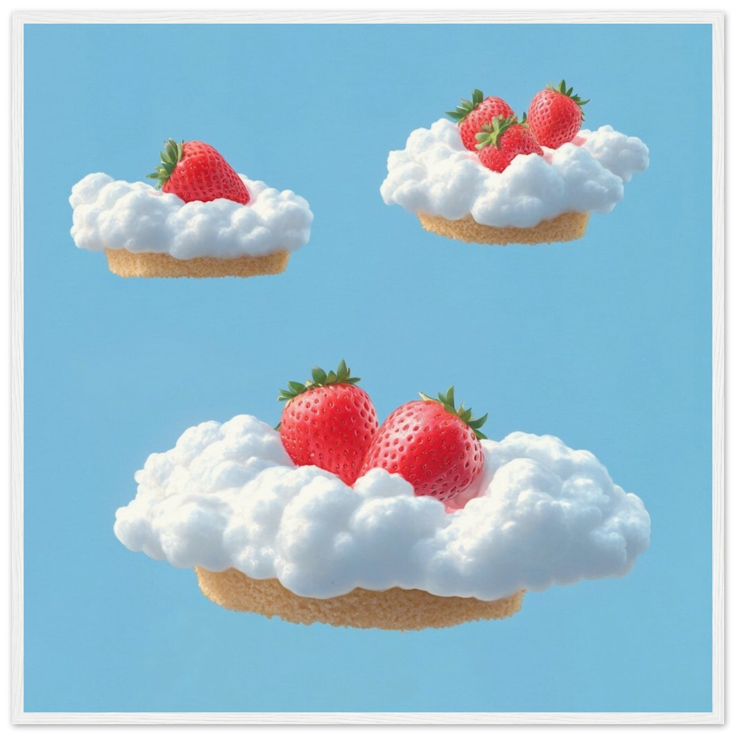 Strawberry Shortcake Clouds - Lovely Art House