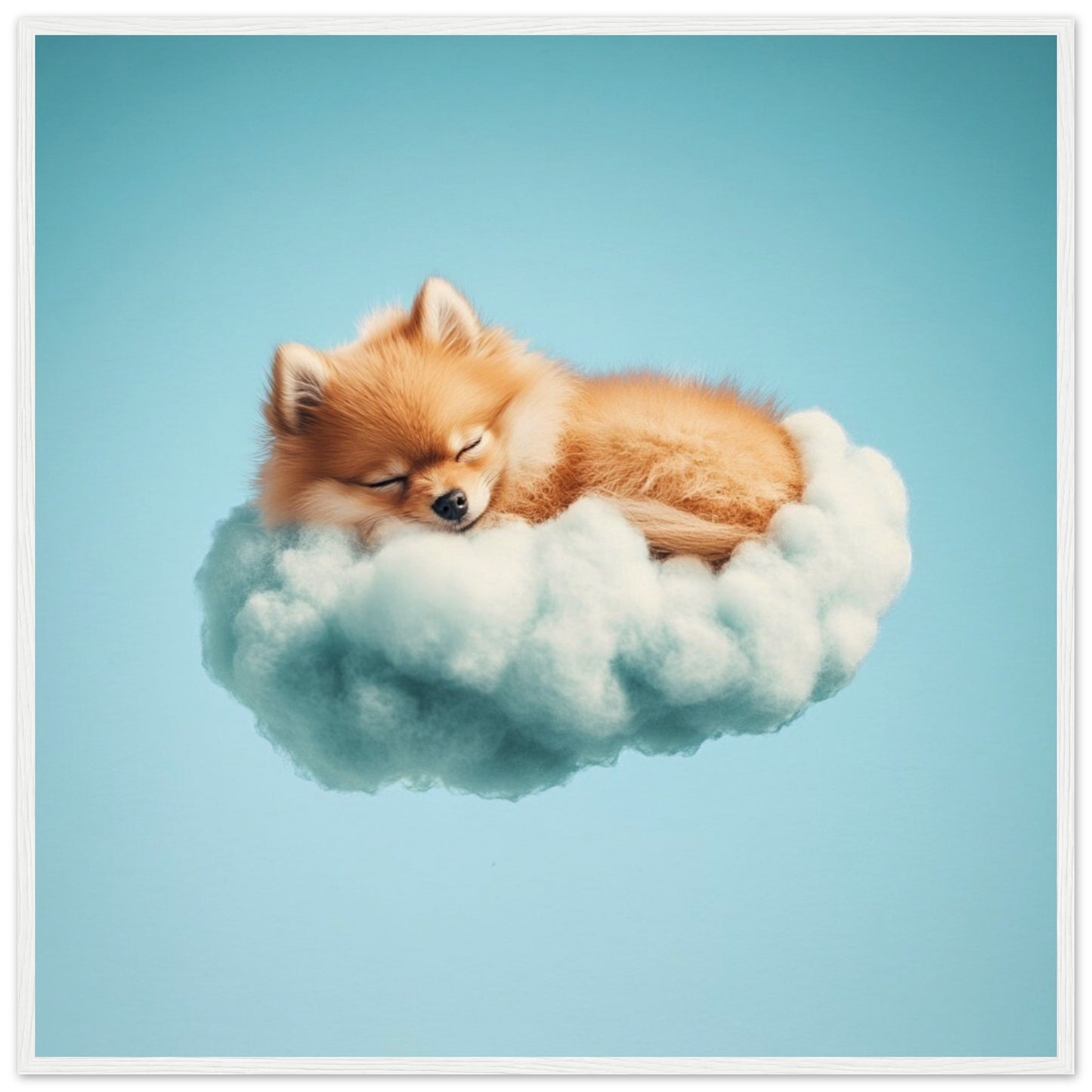 Pomeranian Cloud Nap - Lovely Art House