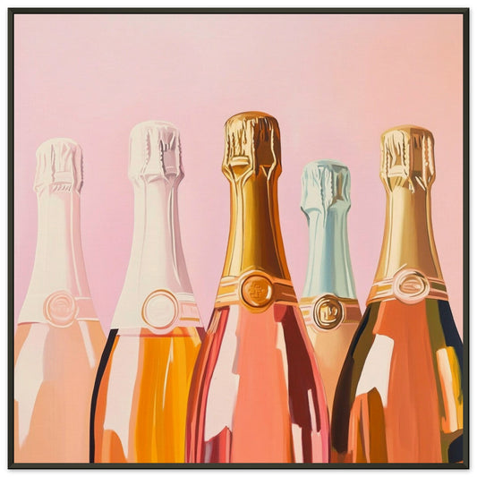 Bubbly Bottles Parade - Lovely Art House