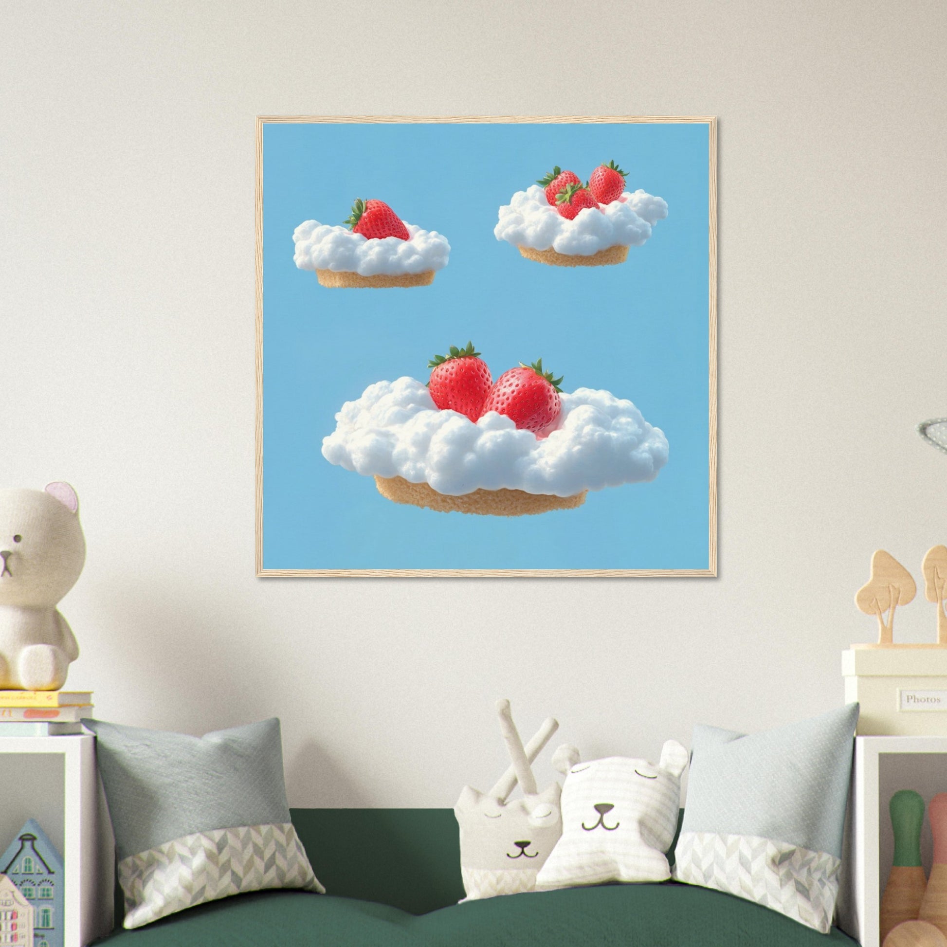 Strawberry Shortcake Clouds - Lovely Art House