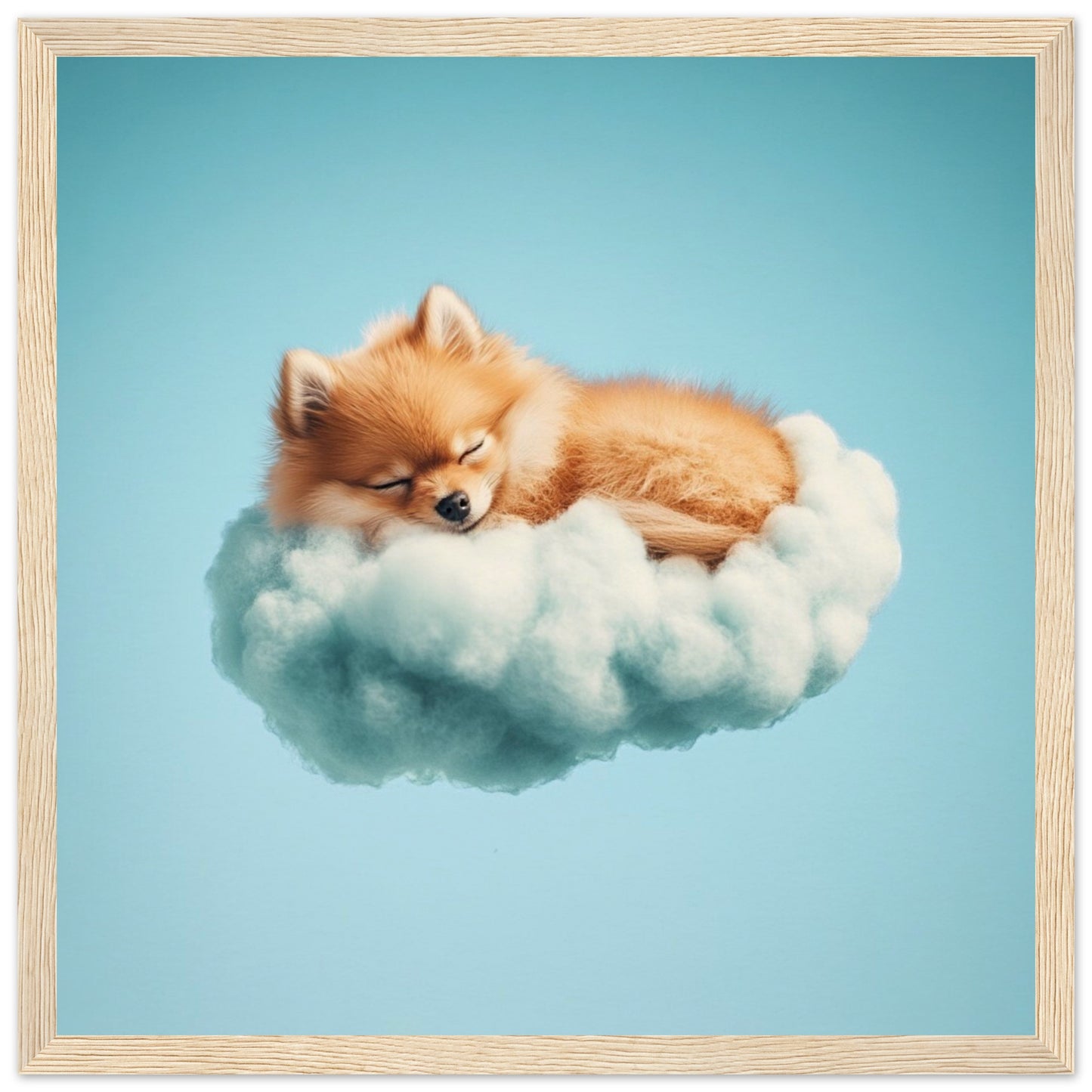 Pomeranian Cloud Nap - Lovely Art House