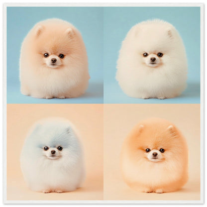 Fluffy Pomeranian Cuties - Lovely Art House