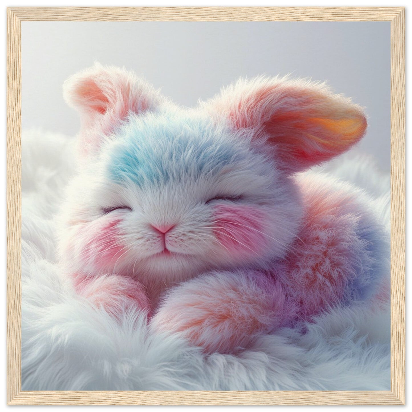 Rainbow Bunny Dreams - Lovely Art House