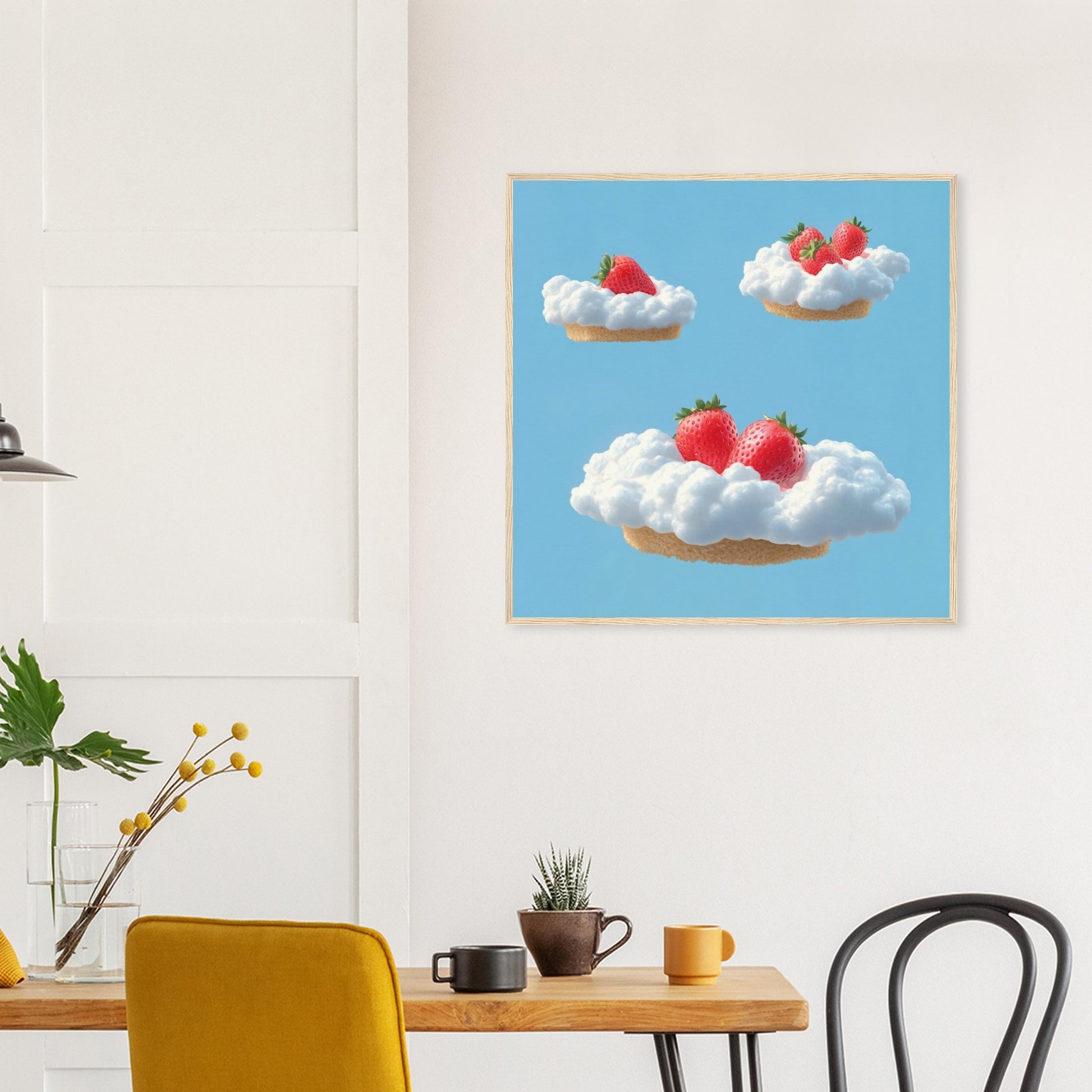 Strawberry Shortcake Clouds - Lovely Art House