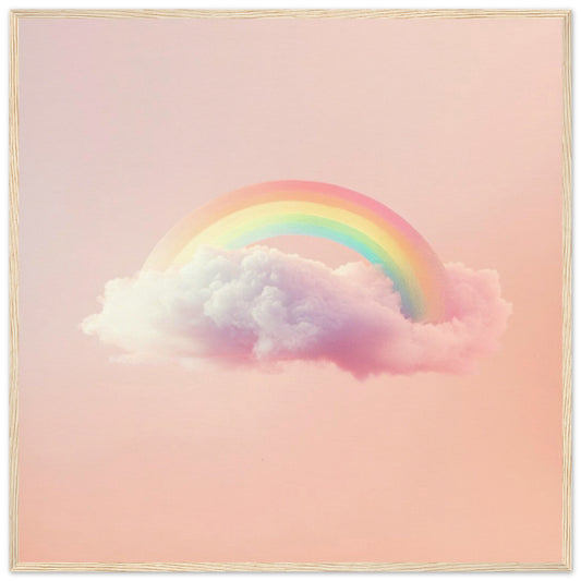 Cloud-Kissed Rainbow Glow - Lovely Art House
