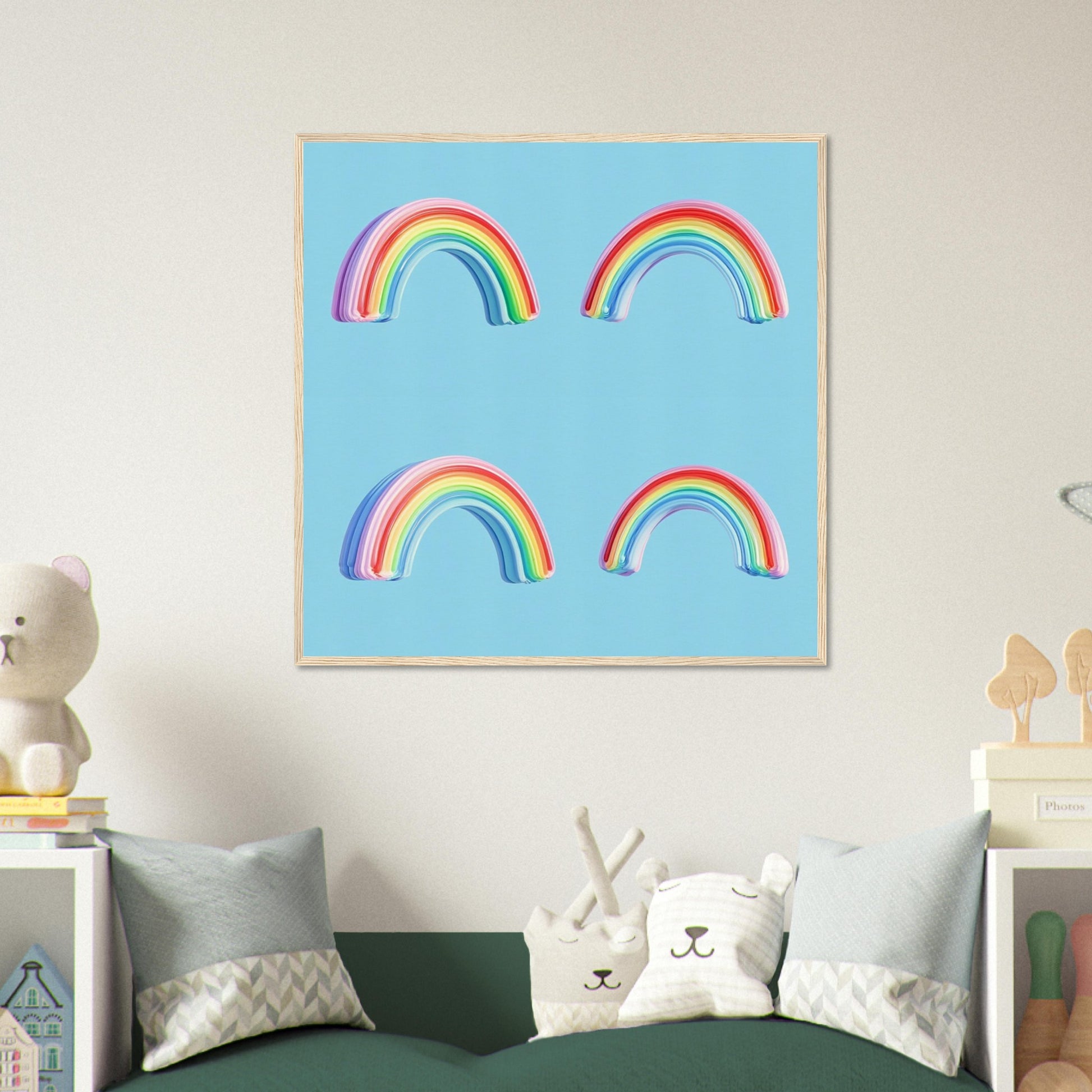 Floating Rainbow Dreams - Lovely Art House