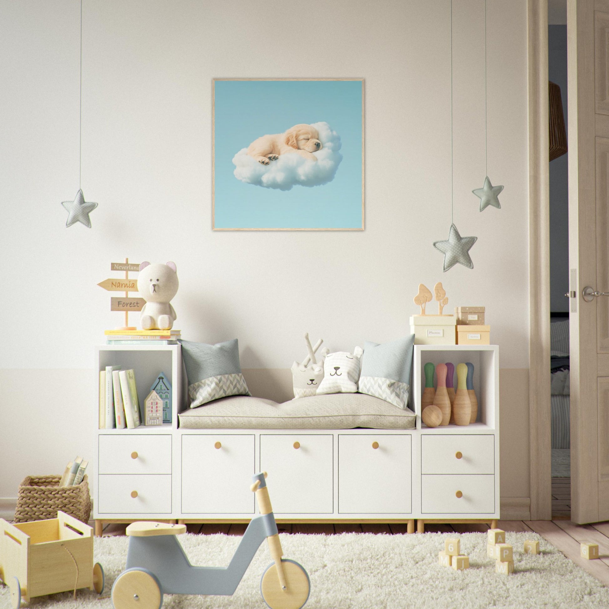 Dreamy Golden Snooze - Lovely Art House