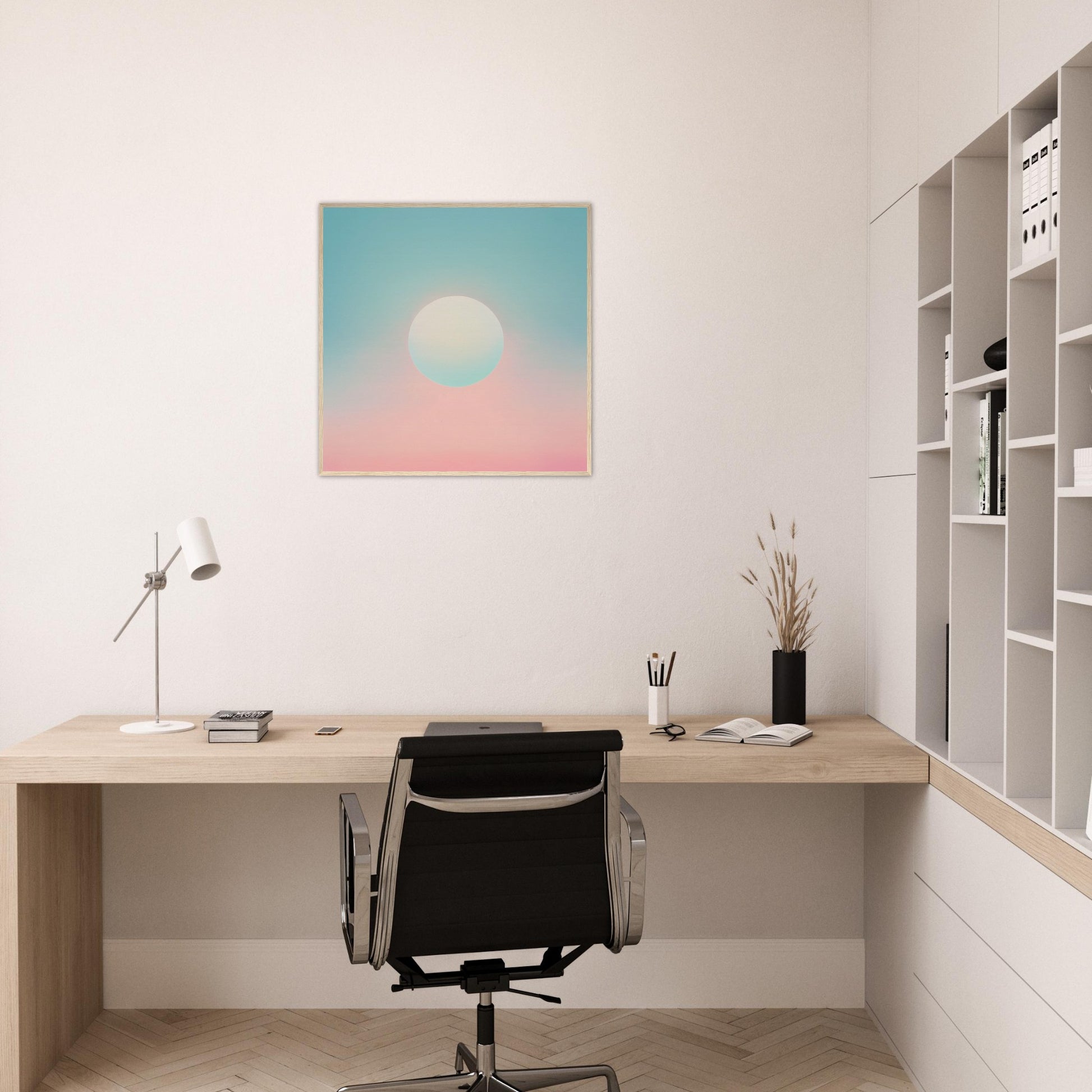 Serene Sunset Glow - Lovely Art House
