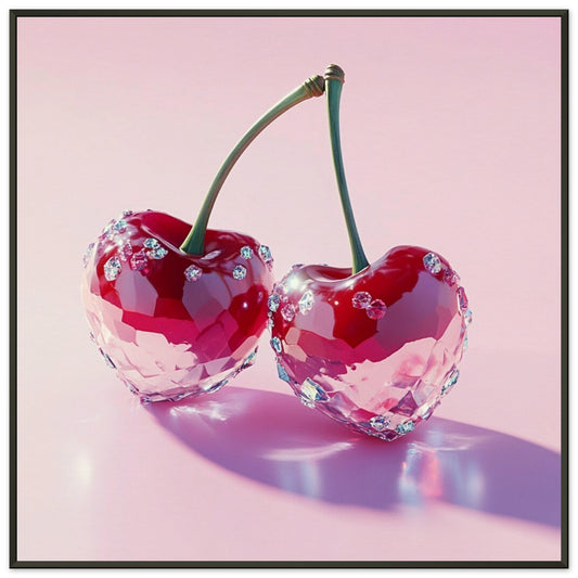 Crystal-Crowned Cherries Bliss - Lovely Art House