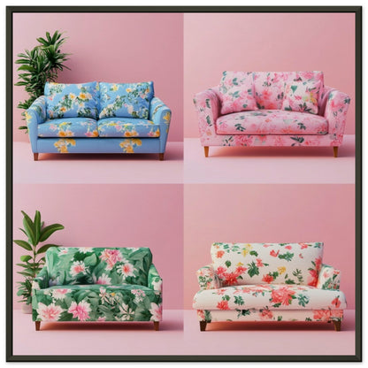 Funky Floral Sofas - Lovely Art House