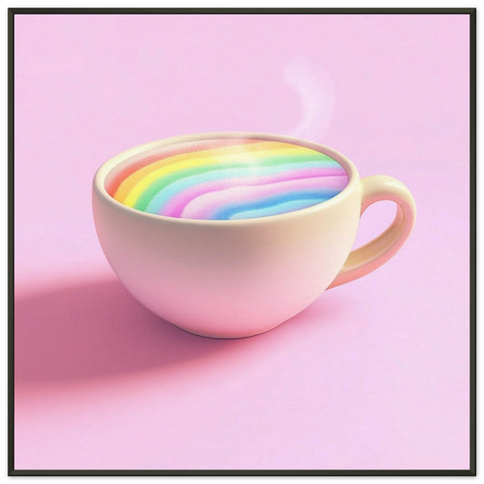 Rainbow Latte Bliss - Lovely Art House