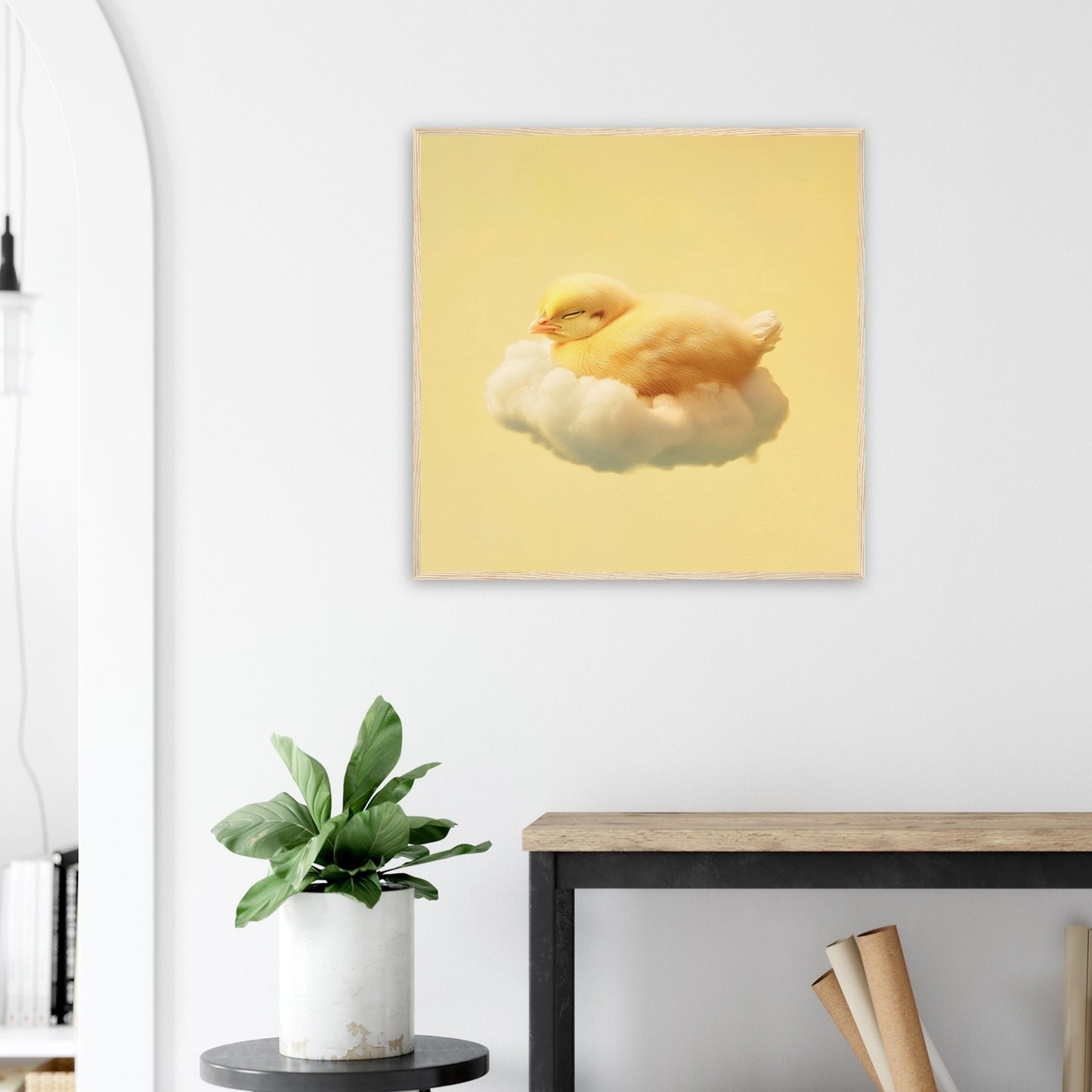 Dreamy Chick Nap - Lovely Art House