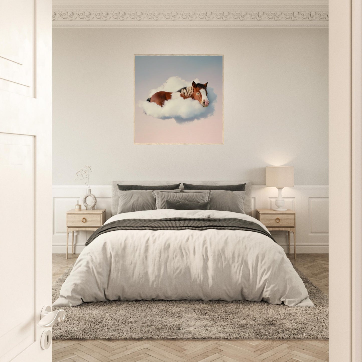 Dreamy Pinto Cloud - Lovely Art House