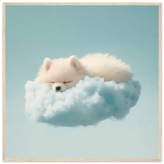 Dreamy Pomeranian Naps - Lovely Art House