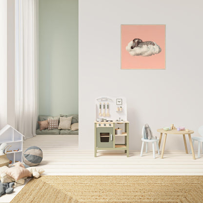 Zebra Snooze Cloud - Lovely Art House