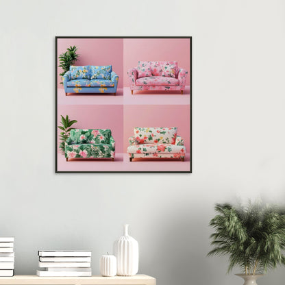 Funky Floral Sofas - Lovely Art House