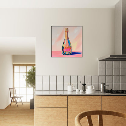 Vibrant Champagne Cheers - Lovely Art House