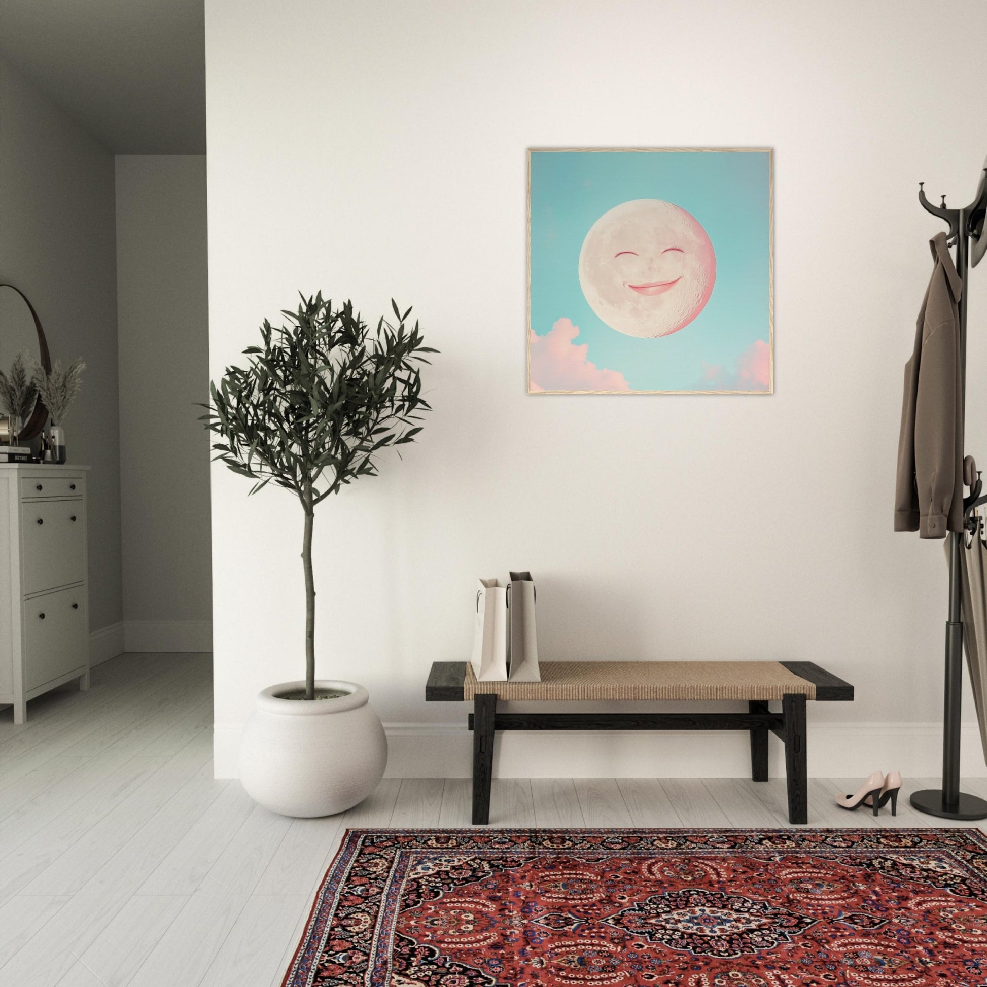 Smiling Moonbeam Magic - Lovely Art House