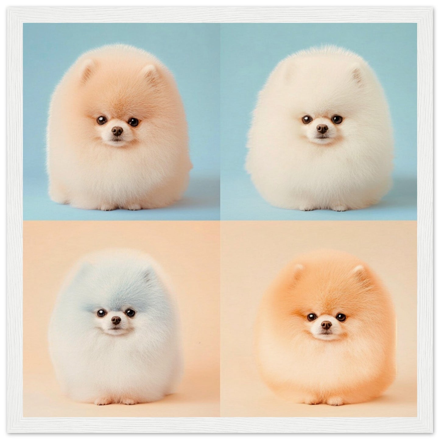 Fluffy Pomeranian Cuties - Lovely Art House