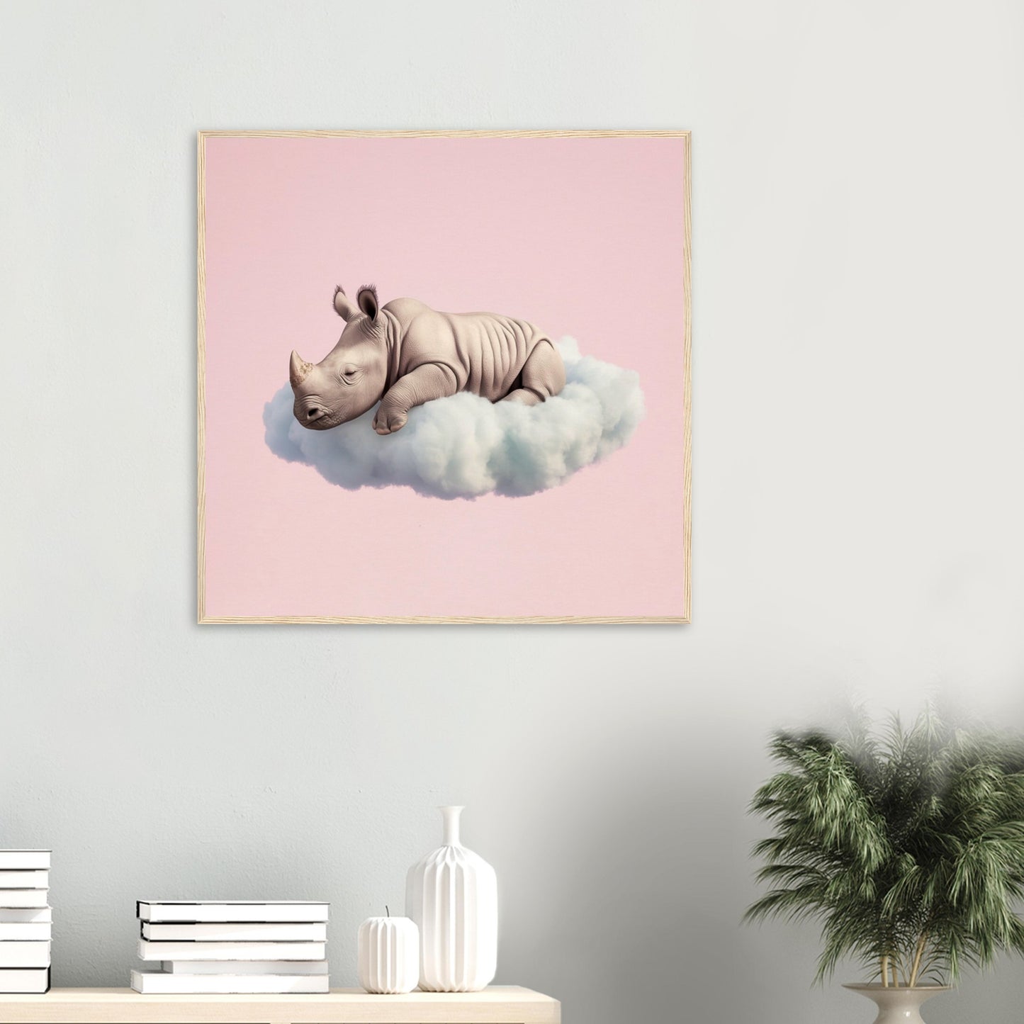 Rhino Dream Cloud - Lovely Art House