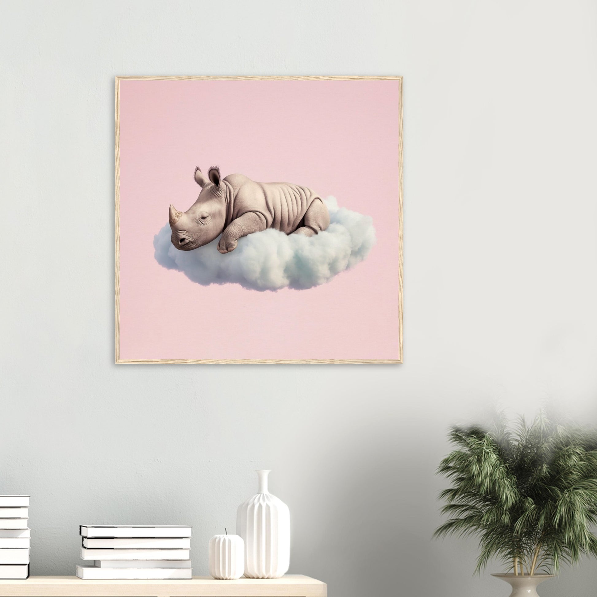 Rhino Dream Cloud - Lovely Art House