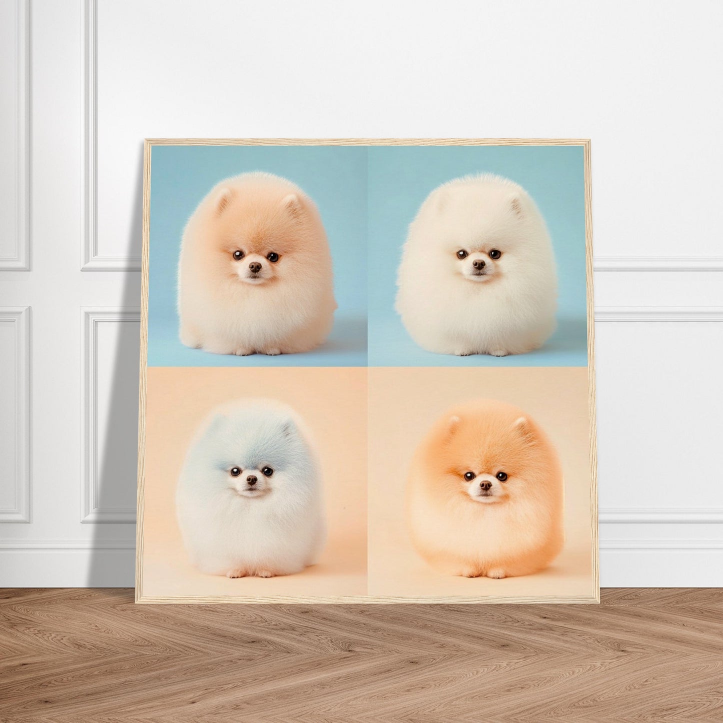Fluffy Pomeranian Cuties - Lovely Art House