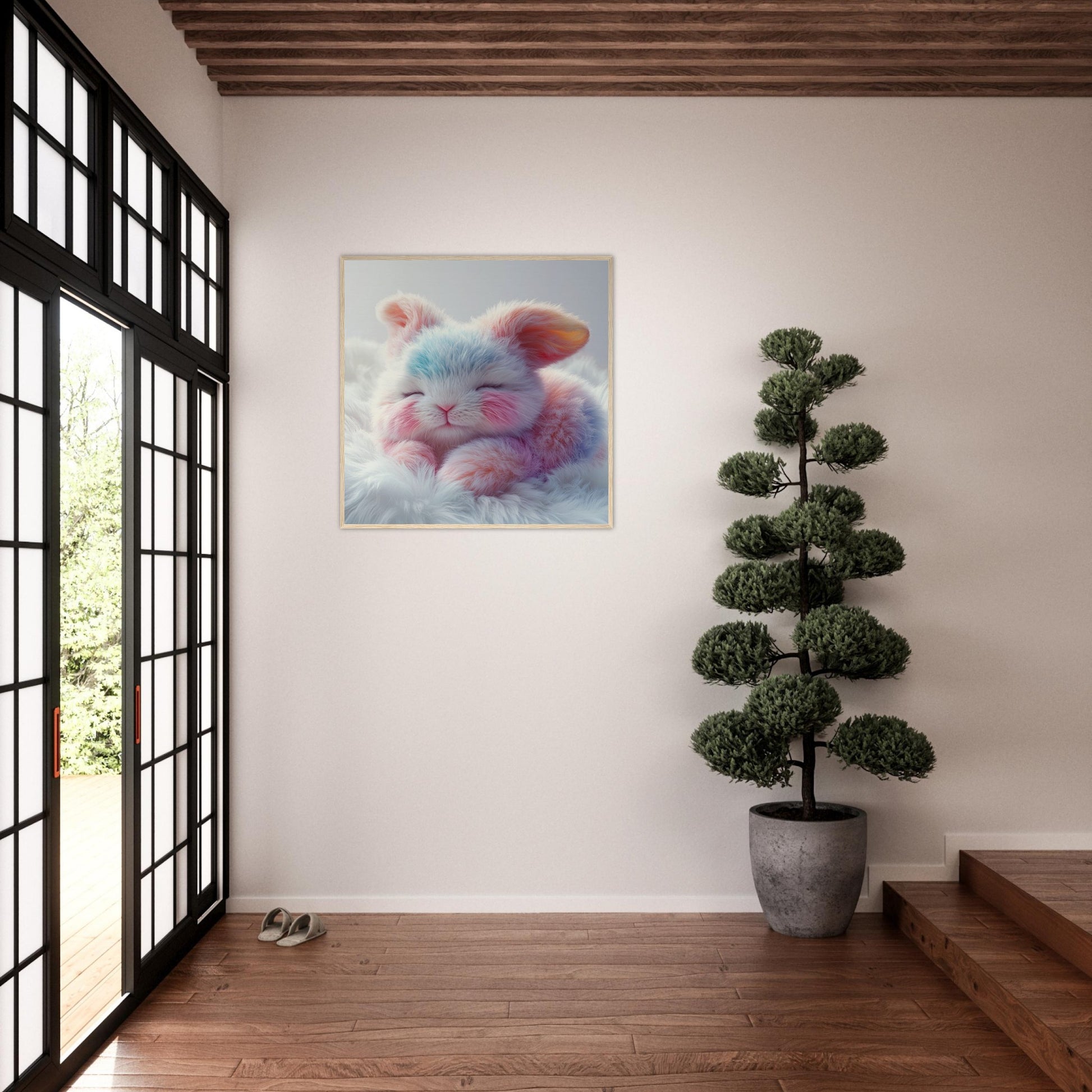 Rainbow Bunny Dreams - Lovely Art House