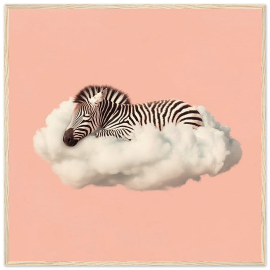 Zebra Snooze Cloud - Lovely Art House