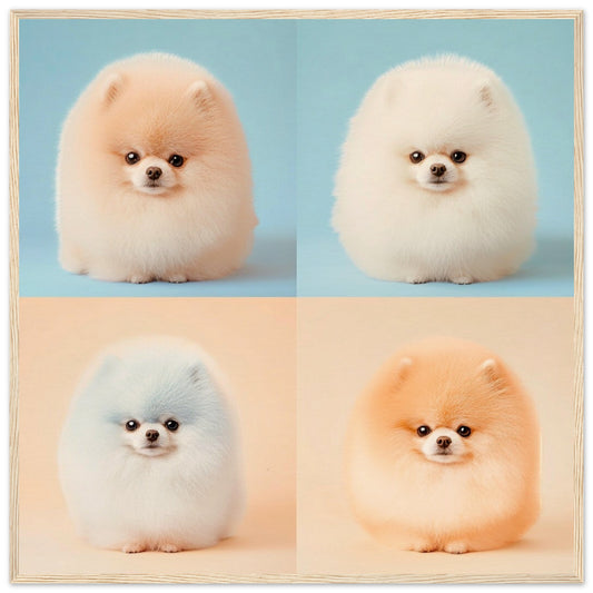 Fluffy Pomeranian Cuties - Lovely Art House