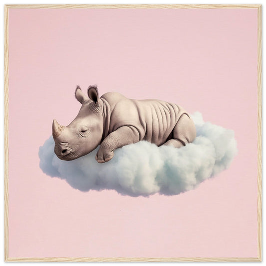 Rhino Dream Cloud - Lovely Art House