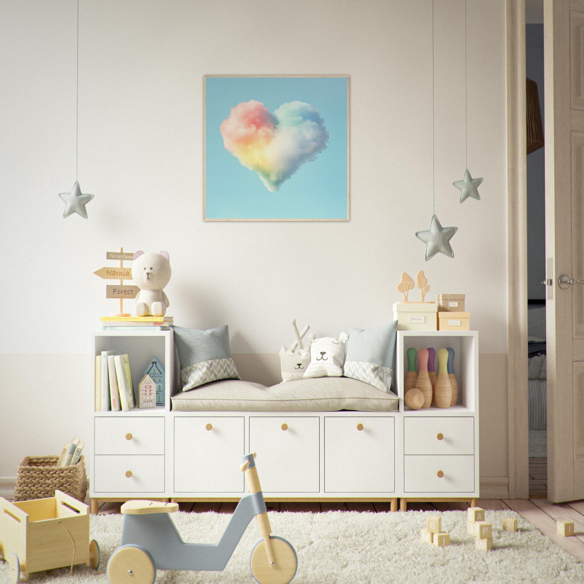 Heart of Cotton Candy - Lovely Art House