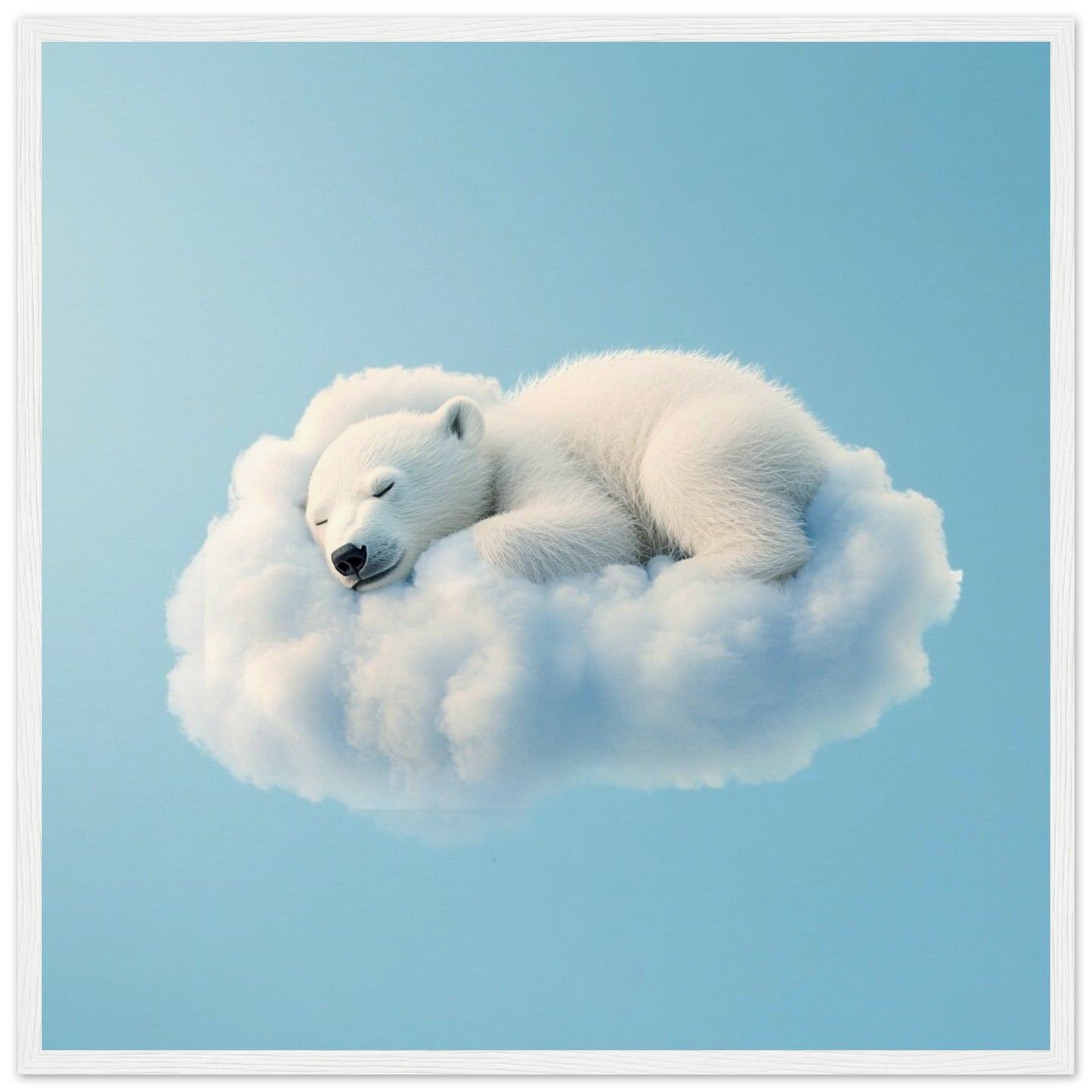 Polar Bear Cloud Cuddle - Lovely Art House
