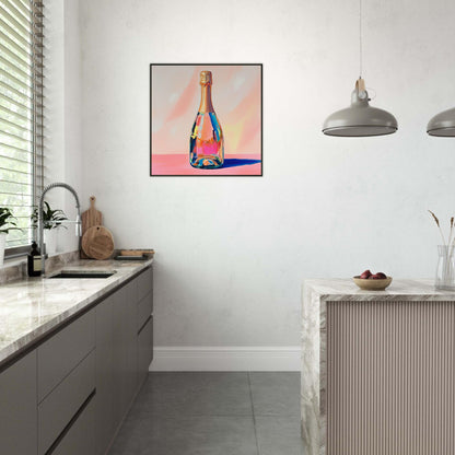 Vibrant Champagne Cheers - Lovely Art House