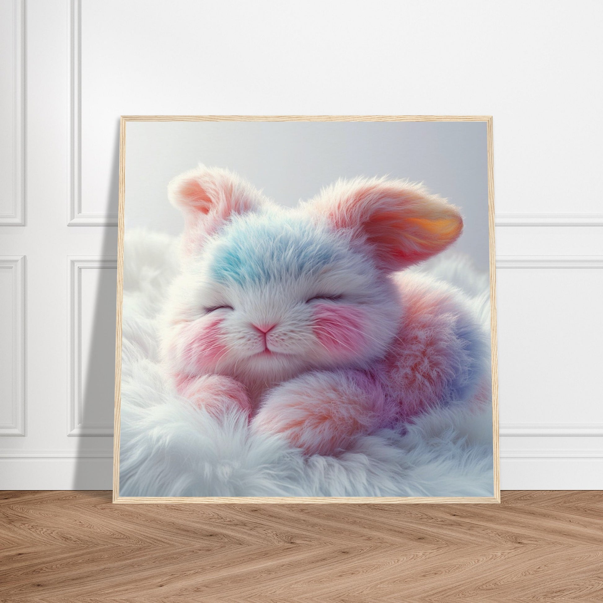 Rainbow Bunny Dreams - Lovely Art House