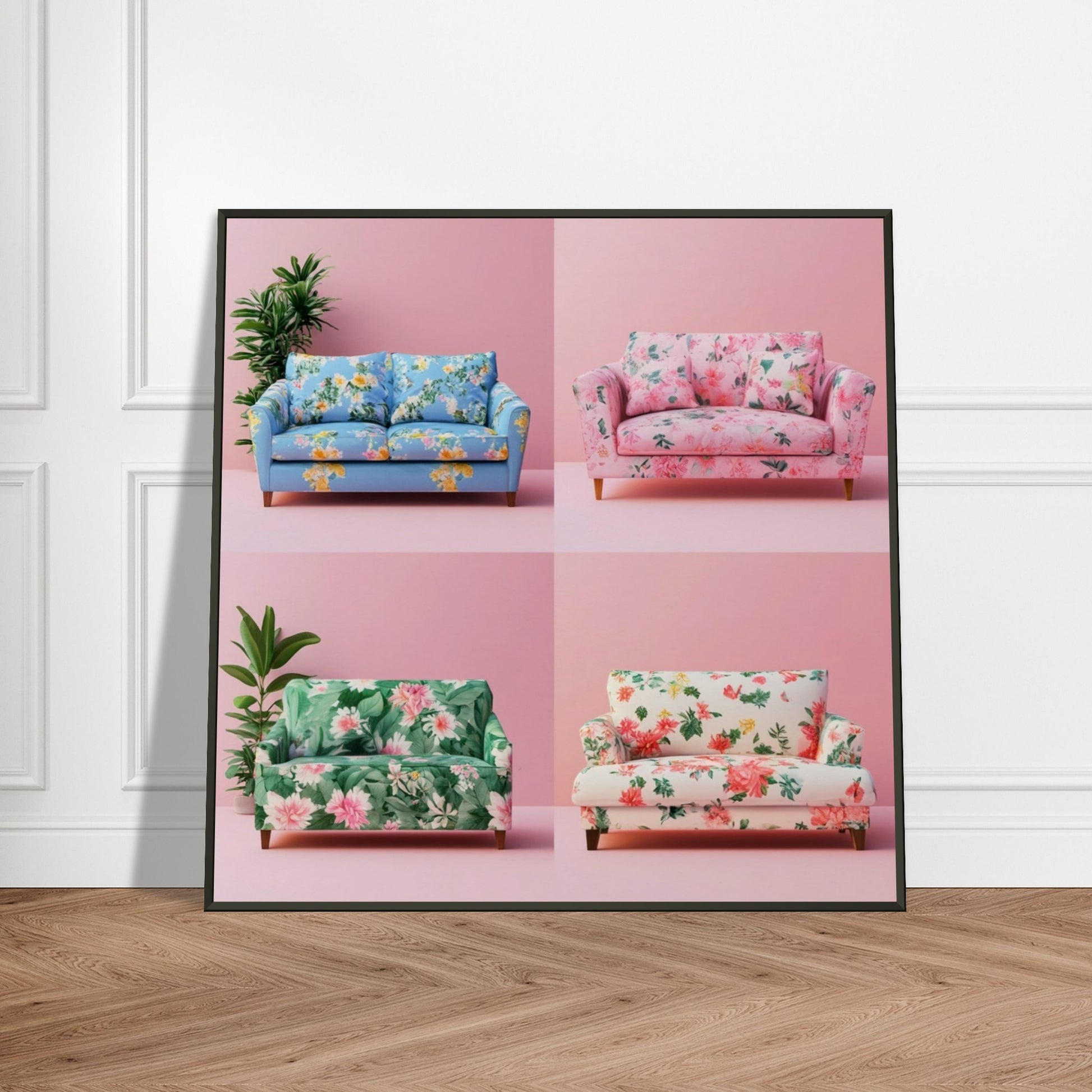 Funky Floral Sofas - Lovely Art House