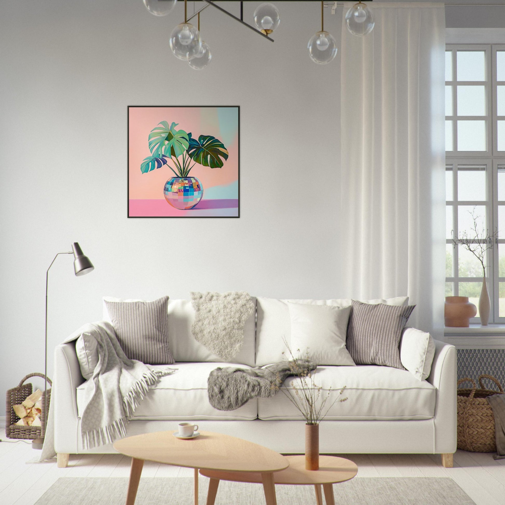 Monstera Disco Dream - Lovely Art House