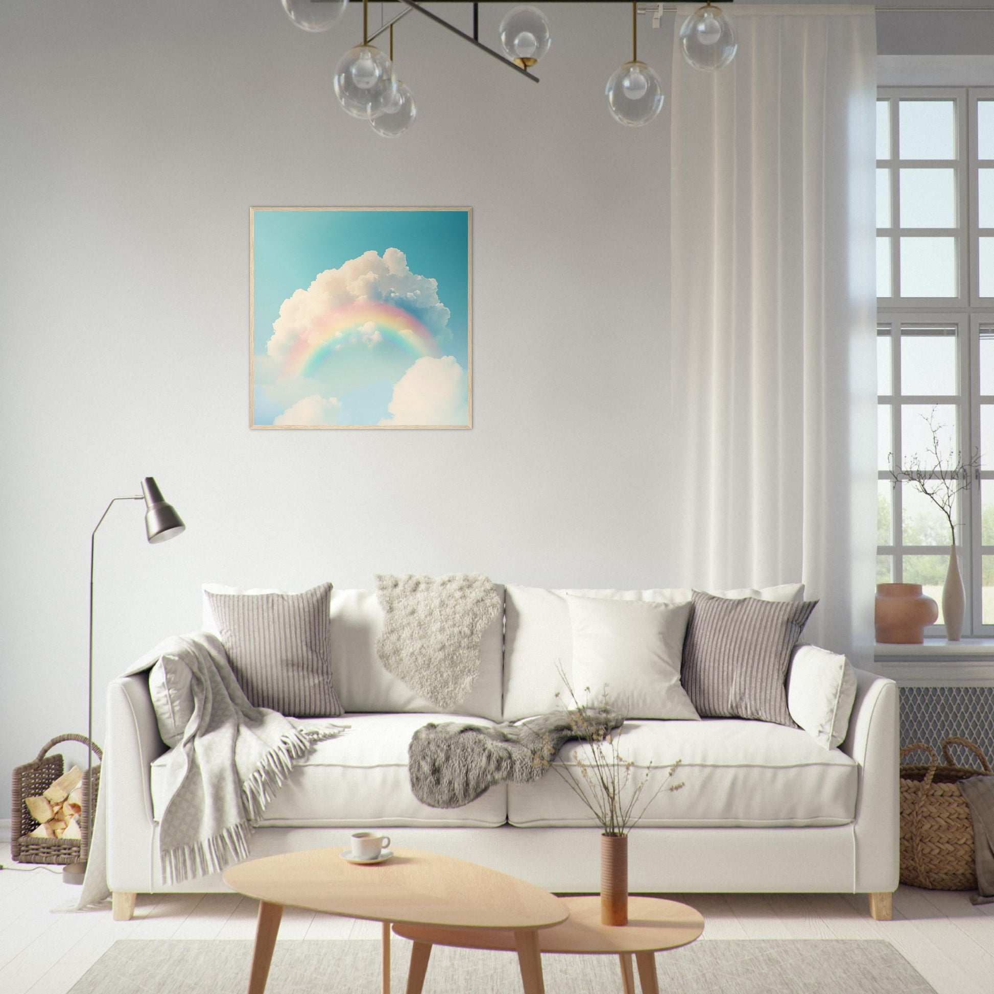 Rainbow Dreamscape Bliss - Lovely Art House