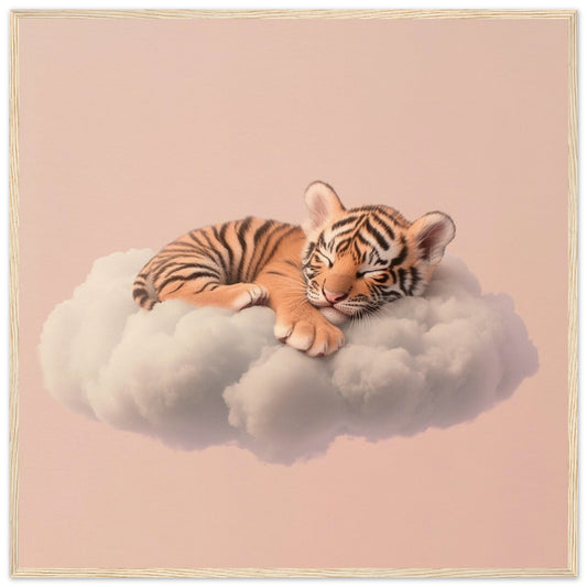Dreamy Tiger Cub Snooze - Lovely Art House