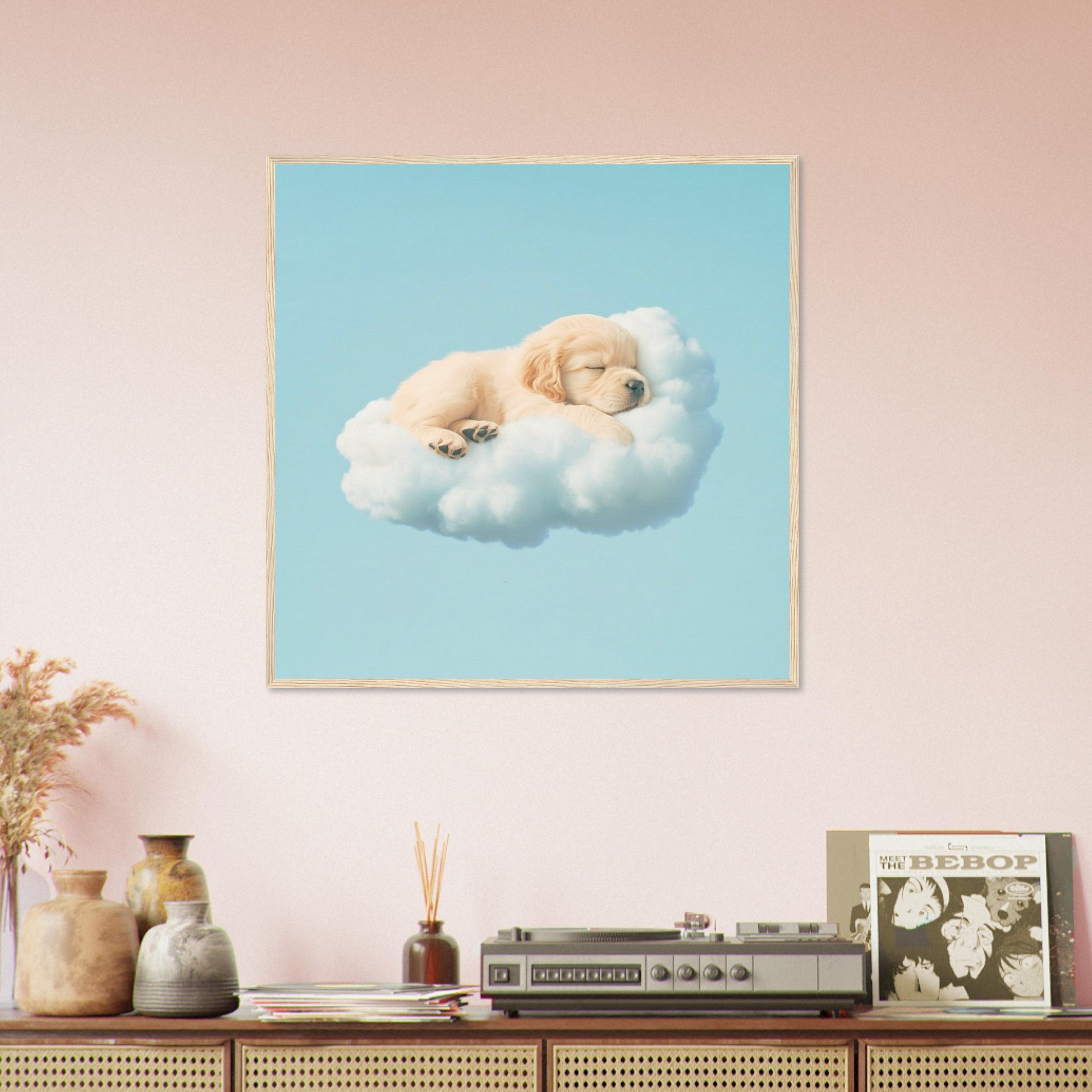 Dreamy Golden Snooze - Lovely Art House