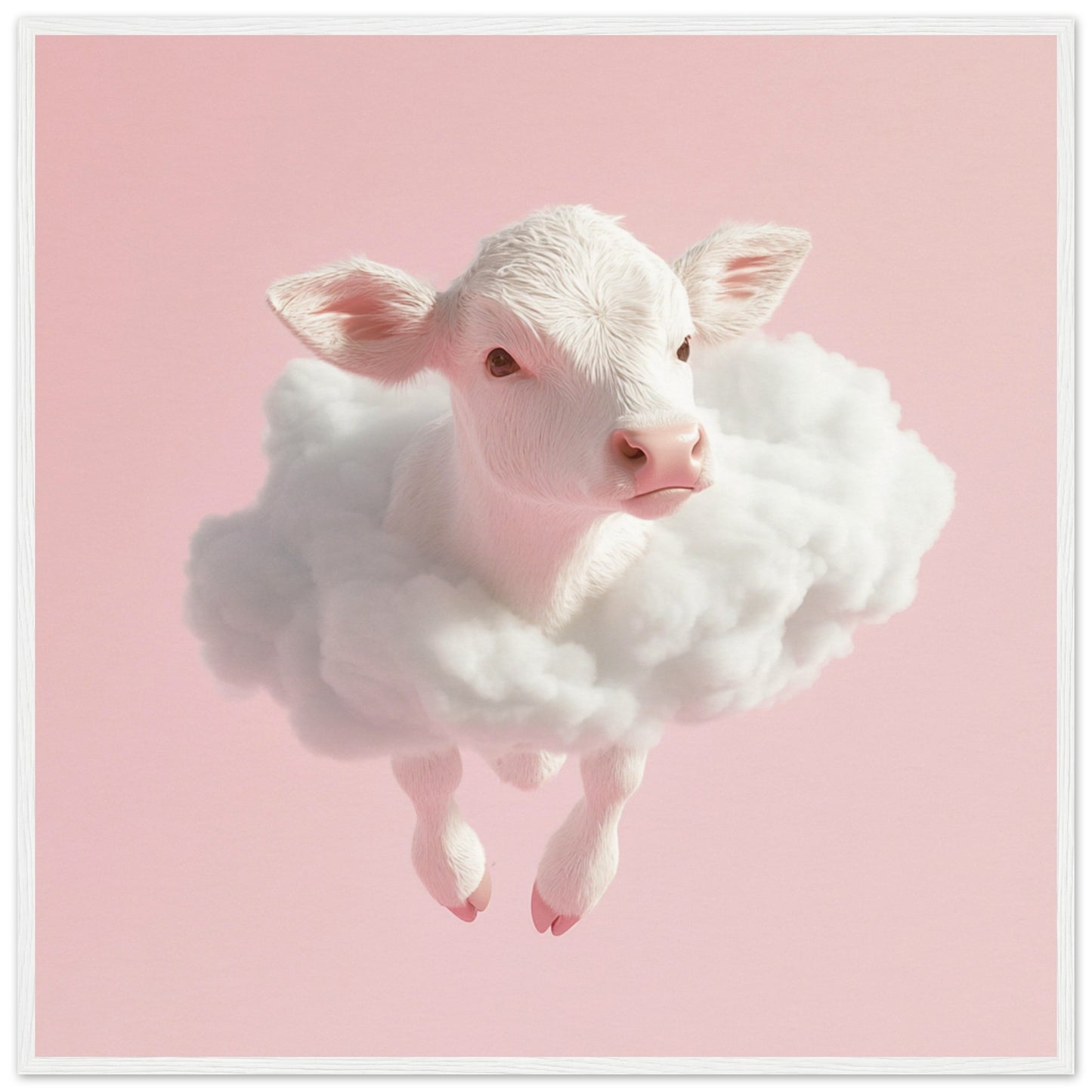 Floating Calf Cuteness - Lovely Art House