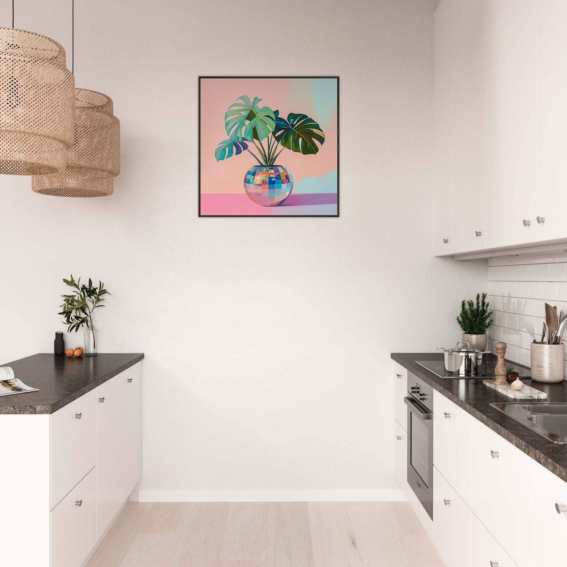 Monstera Disco Dream - Lovely Art House