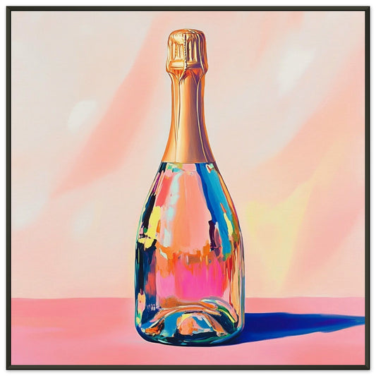 Vibrant Champagne Cheers - Lovely Art House