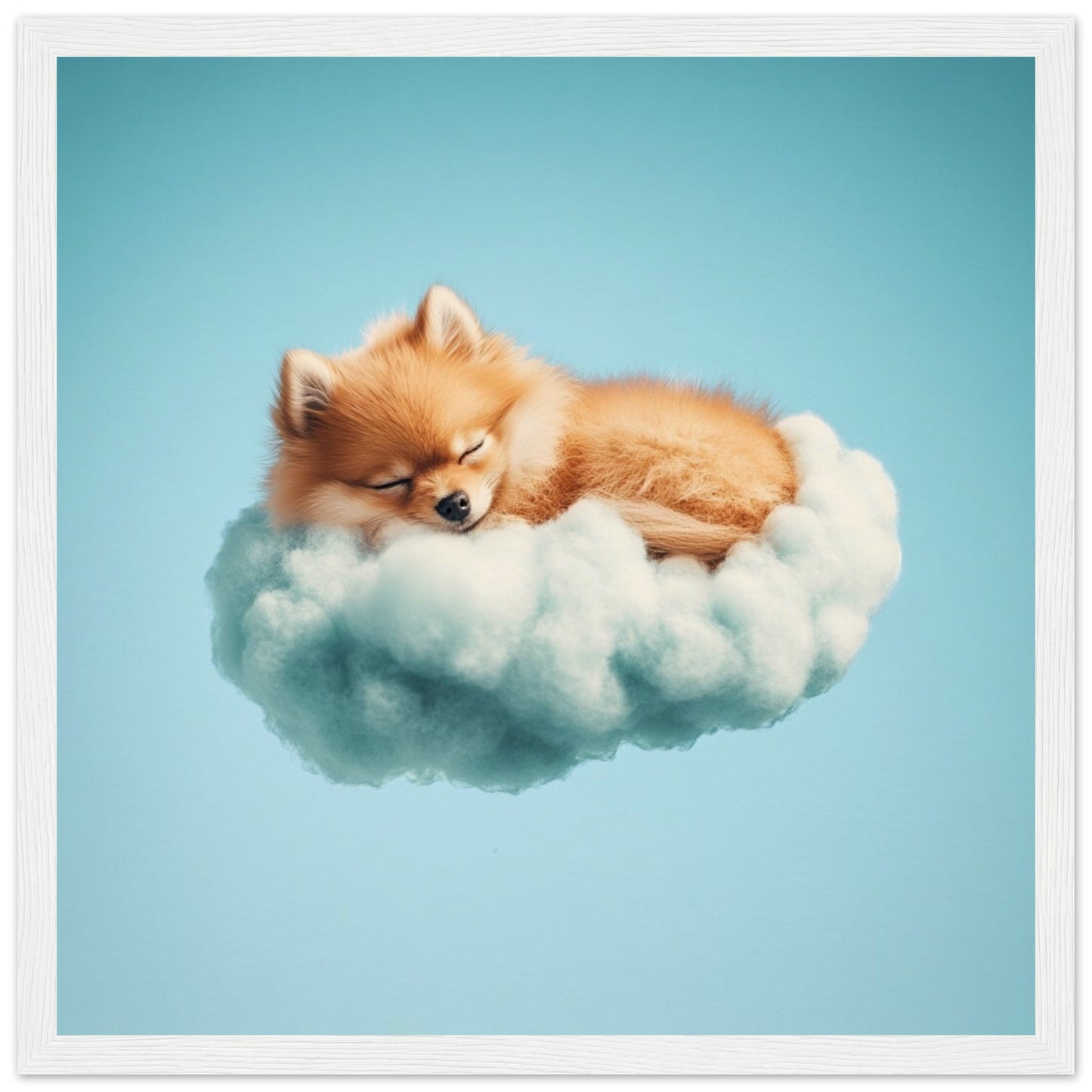 Pomeranian Cloud Nap - Lovely Art House